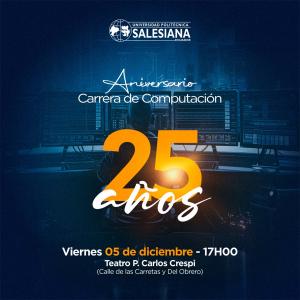 25° aniversario de la carrera de Computación - sede Cuenca